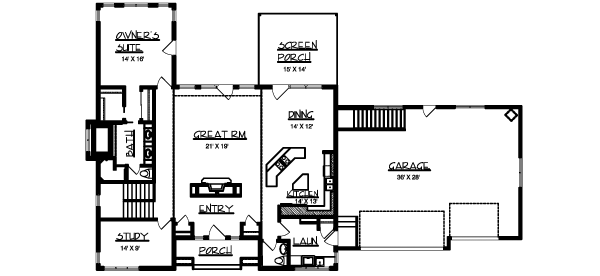 Main Floor Plan: 15-716