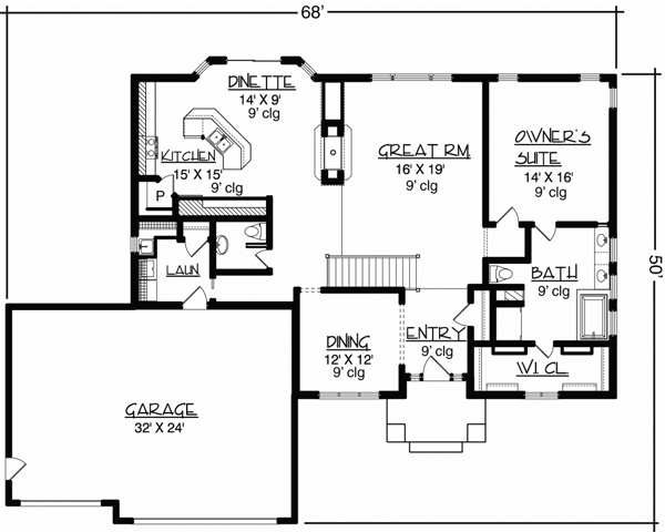 Main Floor Plan: 15-717