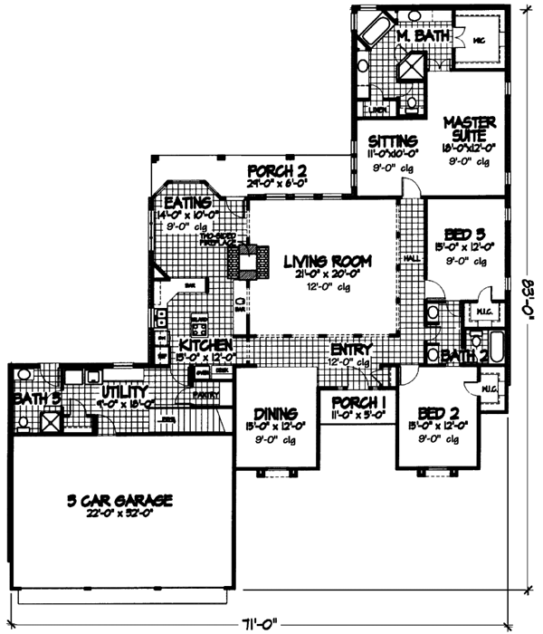 Main Floor Plan: 15-720