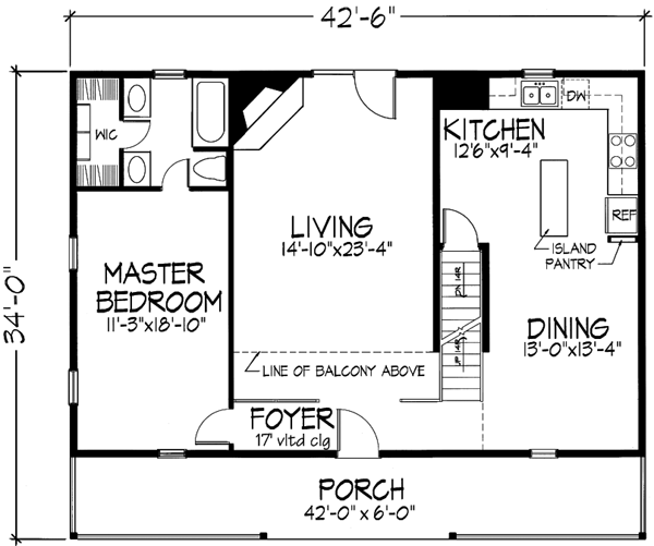 Main Floor Plan: 15-721