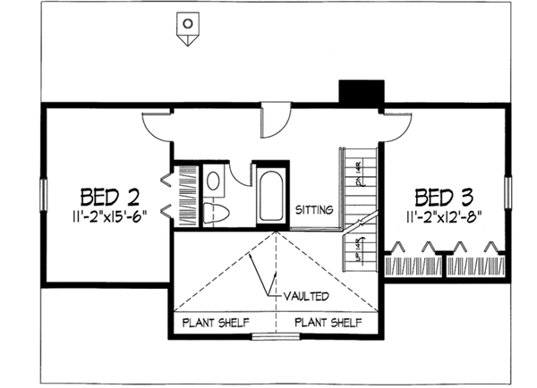 Upper/Second Floor Plan: 15-721