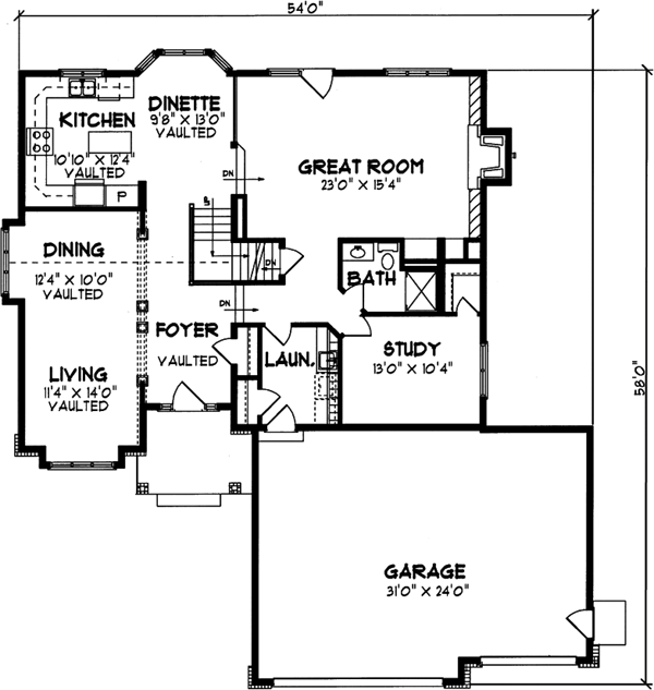 Main Floor Plan: 15-730