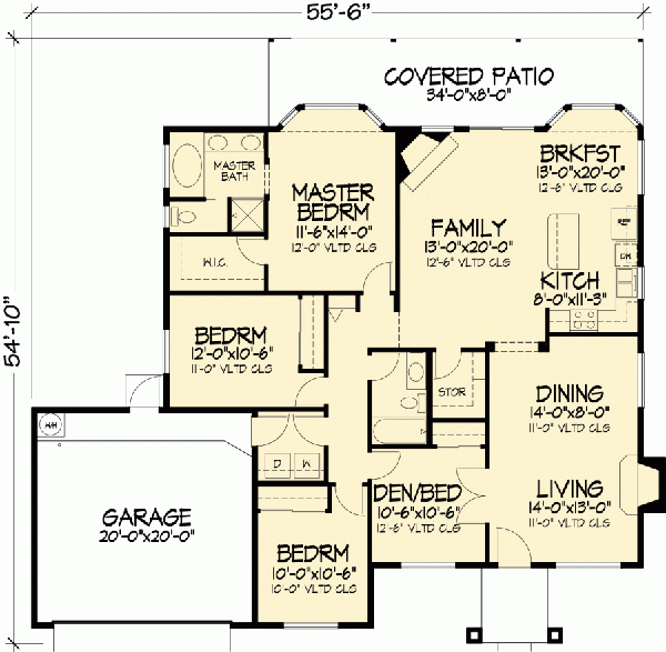 Main Floor Plan: 15-732