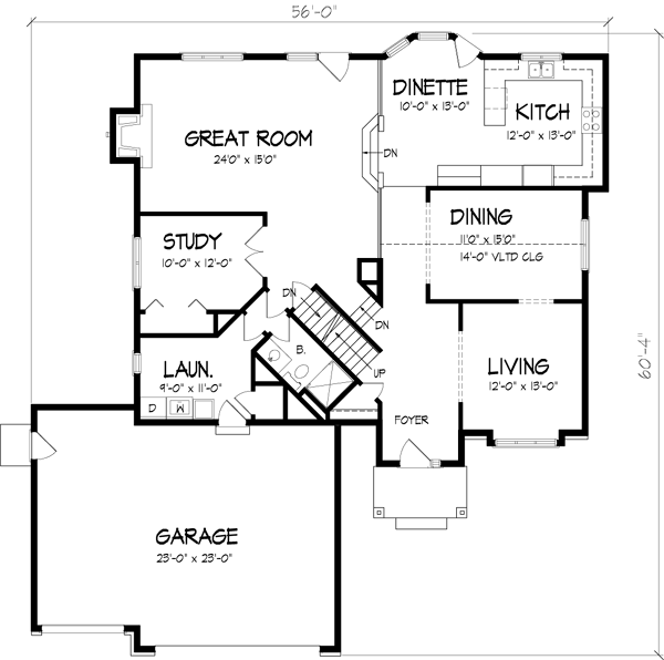 Main Floor Plan: 15-734