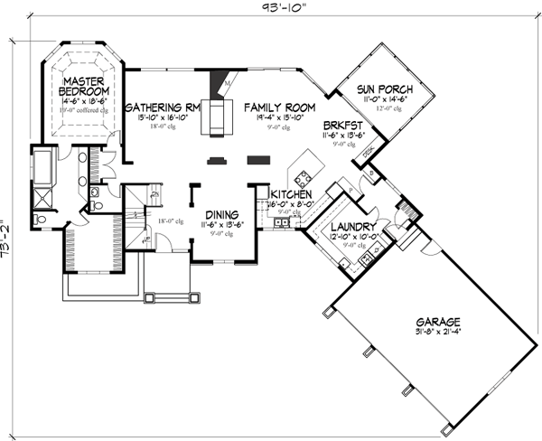 Main Floor Plan: 15-738