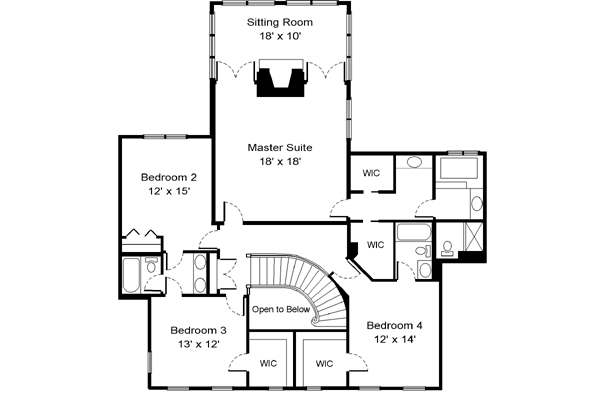 Upper/Second Floor Plan:15-740