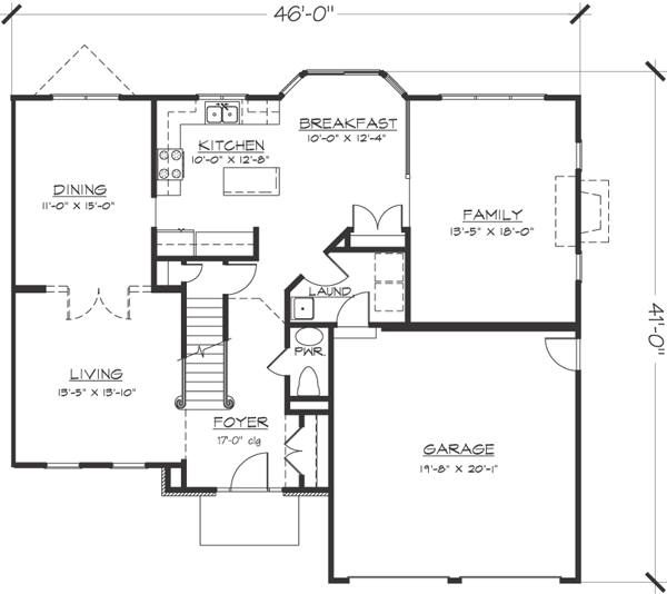 Main Floor Plan: 15-744