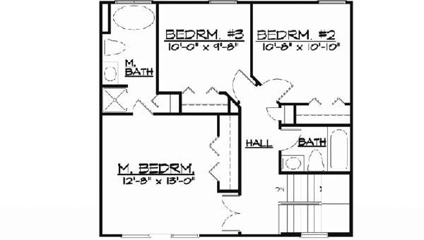 Upper/Second Floor Plan: 15-745