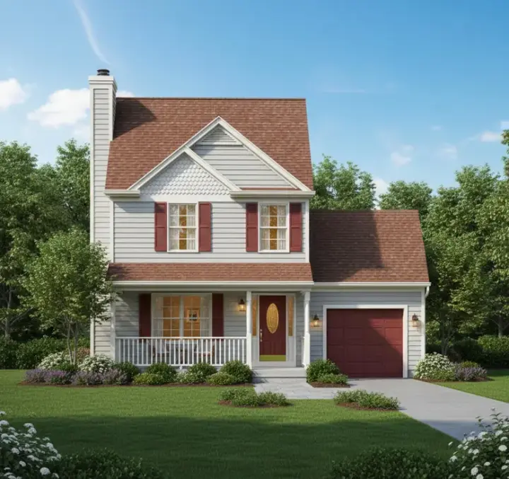 Country house plans 15-746 - front exterior, 1,150 sq ft, 3 bed, 2 bath house plans | Monster House Plans