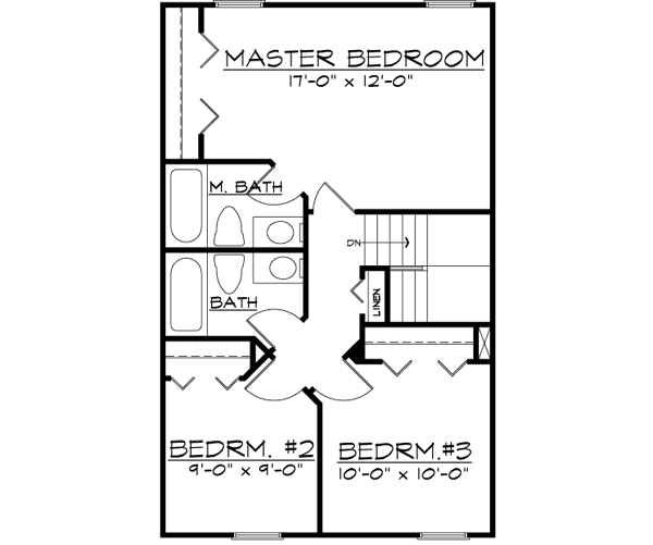 Upper/Second Floor Plan:15-746