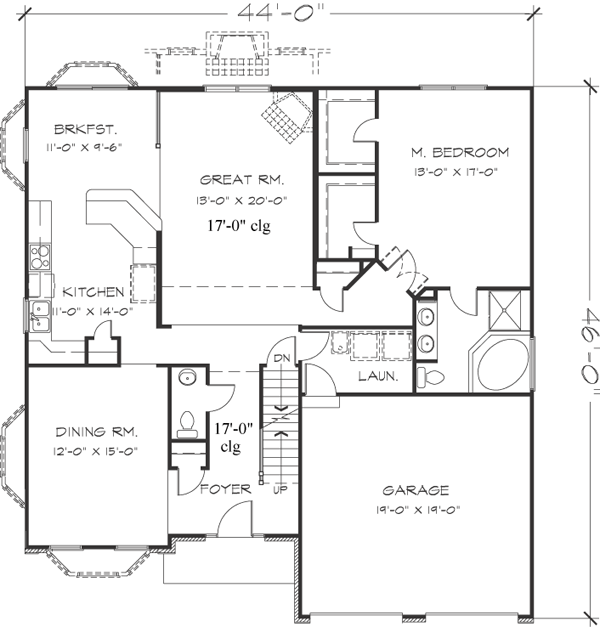 Main Floor Plan: 15-747