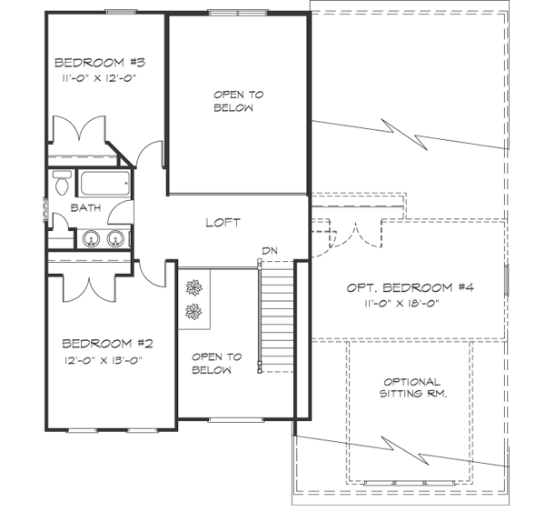 Upper/Second Floor Plan: 15-747