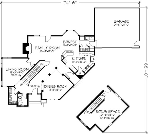 Main Floor Plan: 15-749