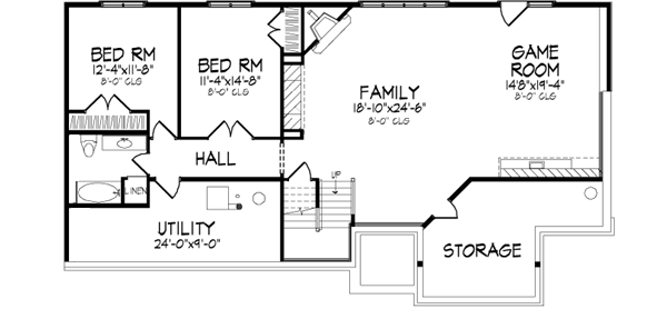 Lower Floor Plan: 15-754