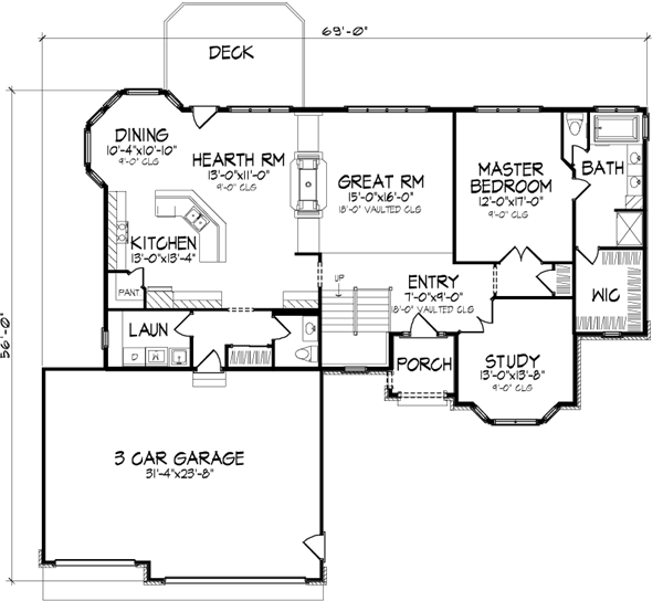 Main Floor Plan: 15-754