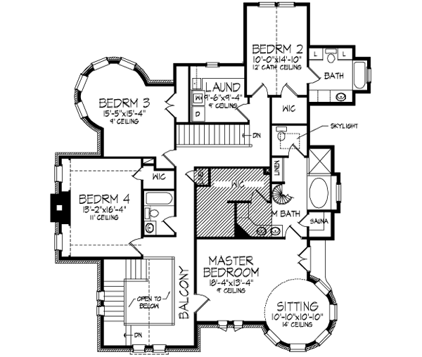 Upper/Second Floor Plan:15-758