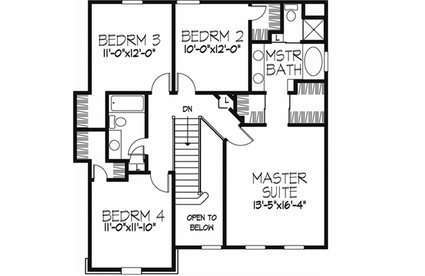 Upper/Second Floor Plan: 15-759