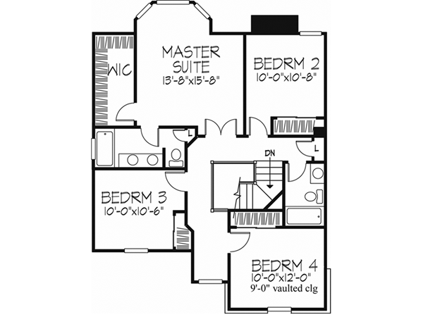 Upper/Second Floor Plan: 15-760