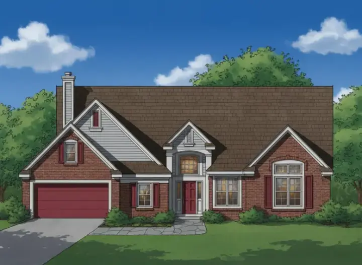 Traditional house plans 15-763 - front exterior, 2,278 sq ft, 3 bed, 2 bath house plans | Monster House Plans