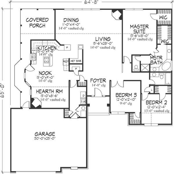 Main Floor Plan: 15-763