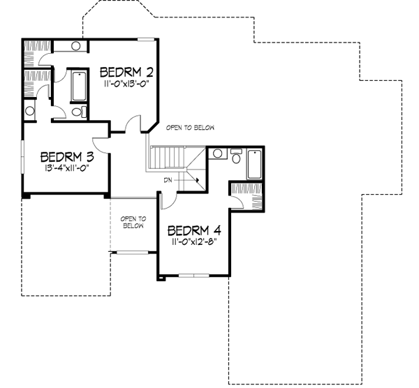 Upper/Second Floor Plan: 15-764