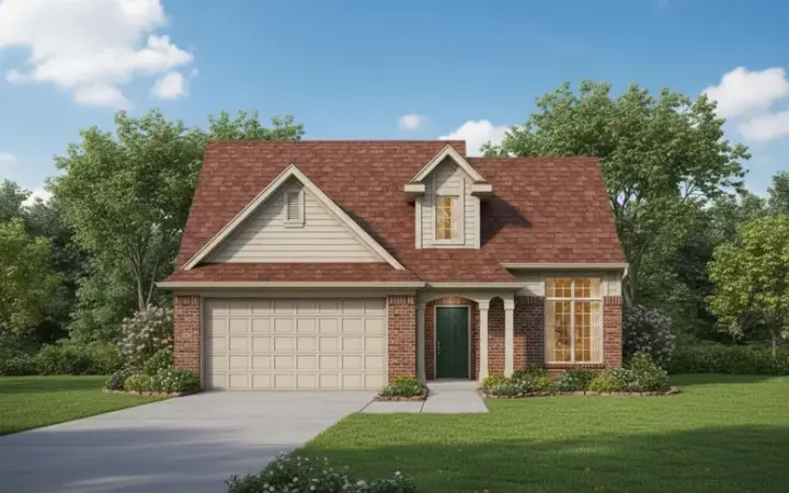 Traditional house plans 15-765 - front exterior, 1,589 sq ft, 4 bed, 2 bath house plans | Monster House Plans
