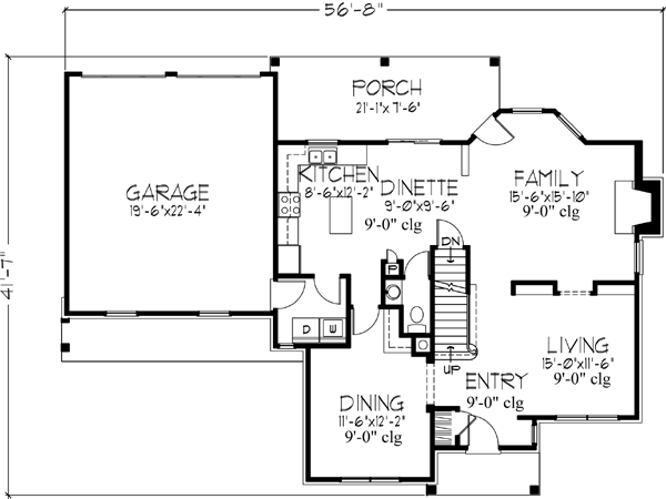 Main Floor Plan: 15-770