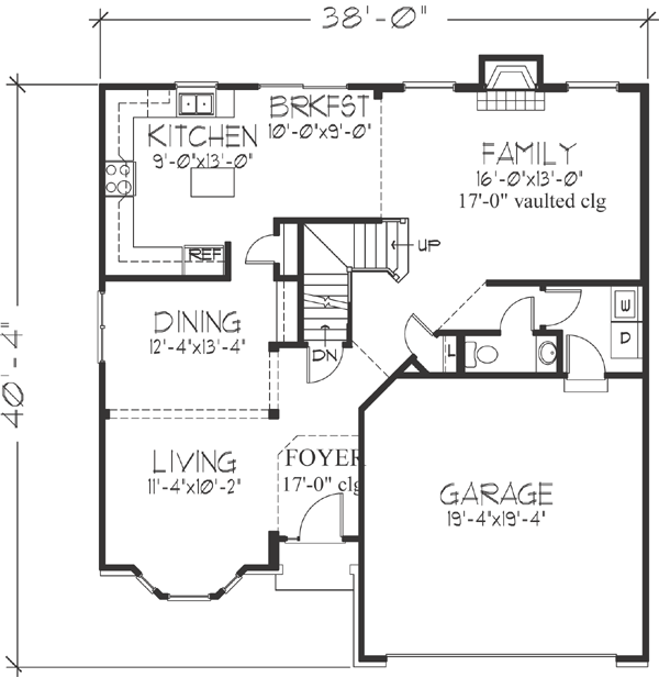 Main Floor Plan: 15-771