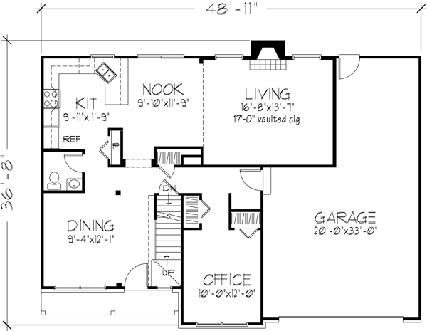 Main Floor Plan: 15-772