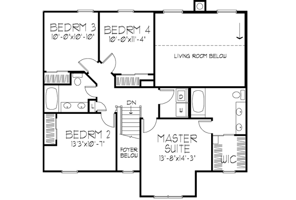 Upper/Second Floor Plan: 15-772