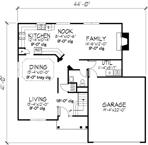 Main Floor Plan: 15-775