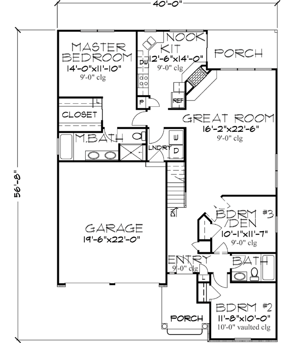 Main Floor Plan: 15-785