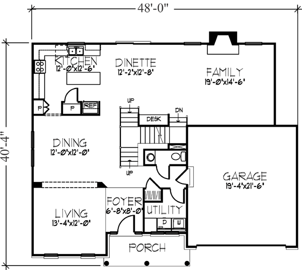 Main Floor Plan: 15-786