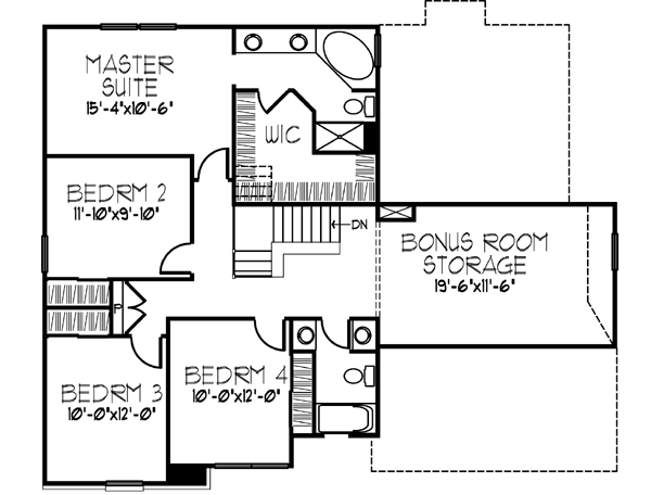 Upper/Second Floor Plan: 15-786