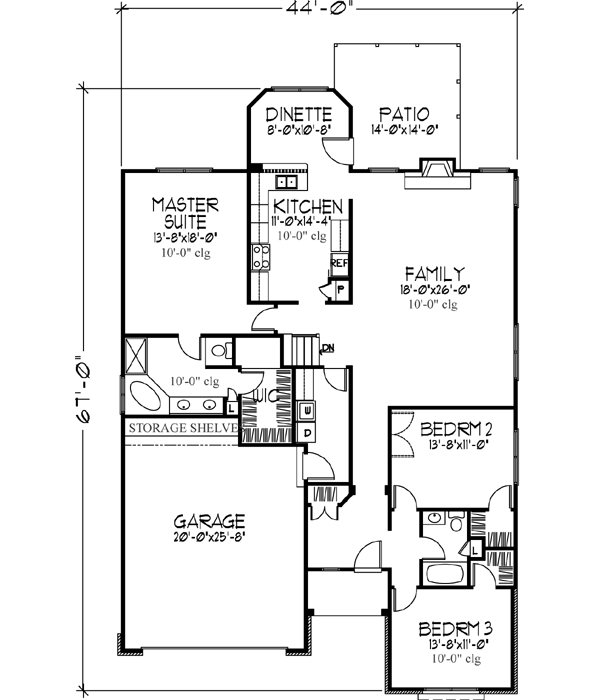 Main Floor Plan: 15-787