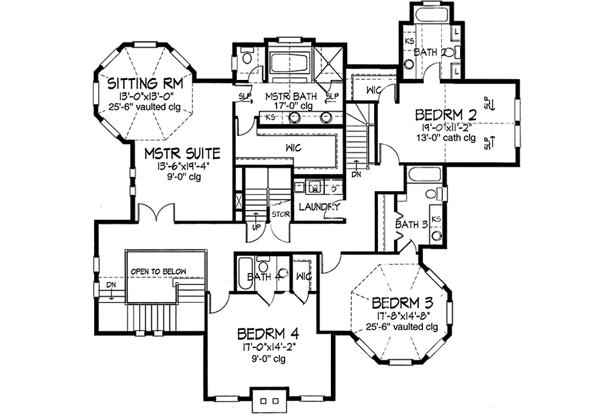 Upper/Second Floor Plan: 15-788