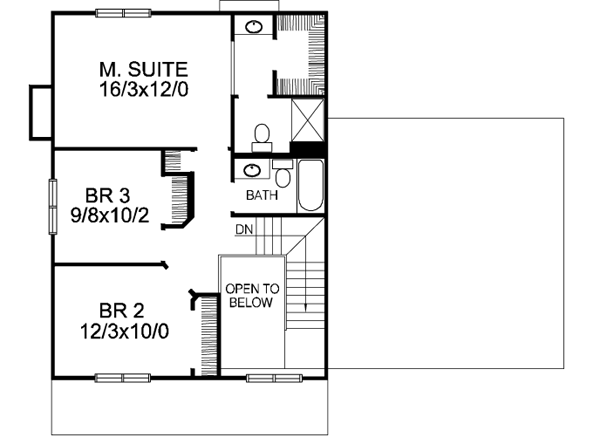 Upper/Second Floor Plan: 15-790