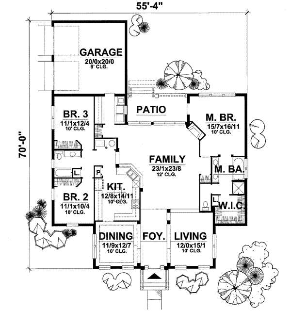 Main Floor Plan: 15-791