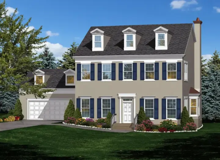 Southern Colonial house plans 15-793 - front exterior, 2,526 sq ft, 3 bed, 2 bath house plans | Monster House Plans