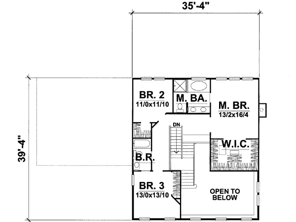 Upper/Second Floor Plan: 15-793