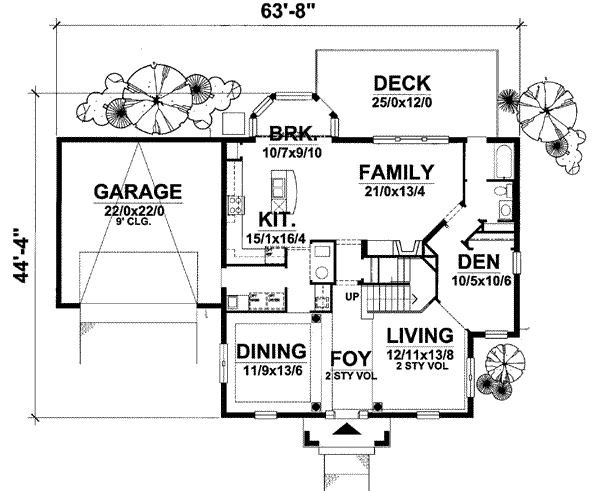 Main Floor Plan: 15-796