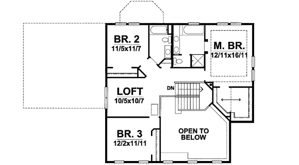 Upper/Second Floor Plan: 15-796