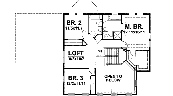 Upper/Second Floor Plan: 15-797