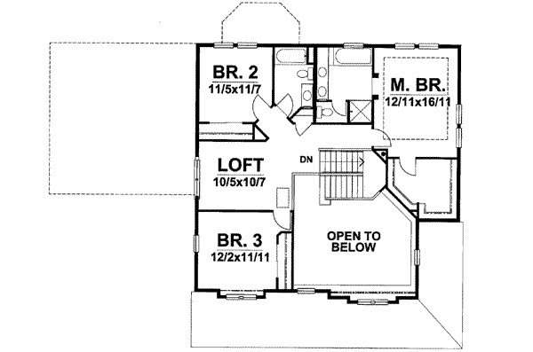 Upper/Second Floor Plan: 15-798