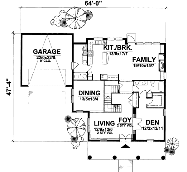 Main Floor Plan: 15-799