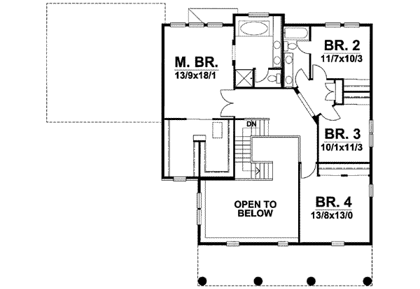Upper/Second Floor Plan: 15-799