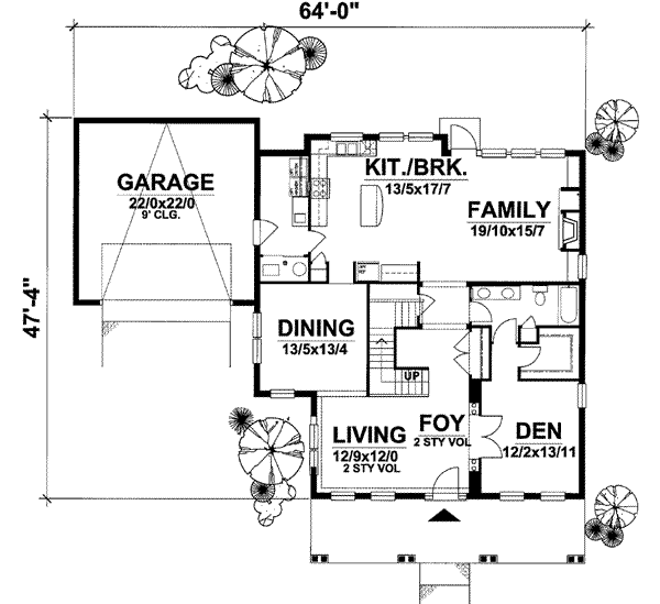 Main Floor Plan: 15-800