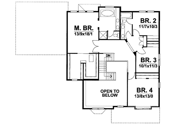 Upper/Second Floor Plan: 15-801