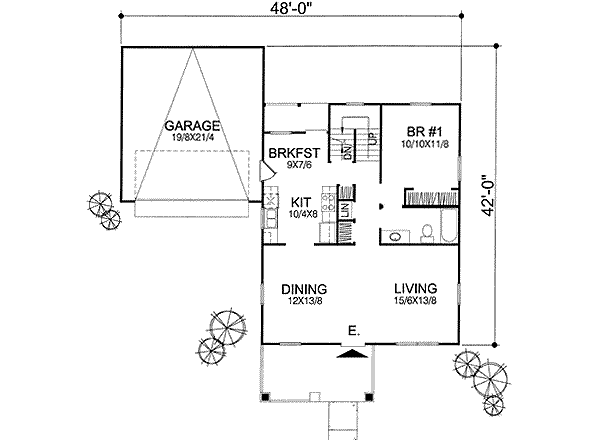 Main Floor Plan: 15-803