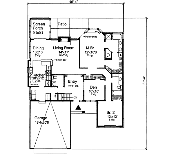 Main Floor Plan: 15-804